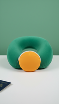 Neck Pillow With Hidden Storage Pouch