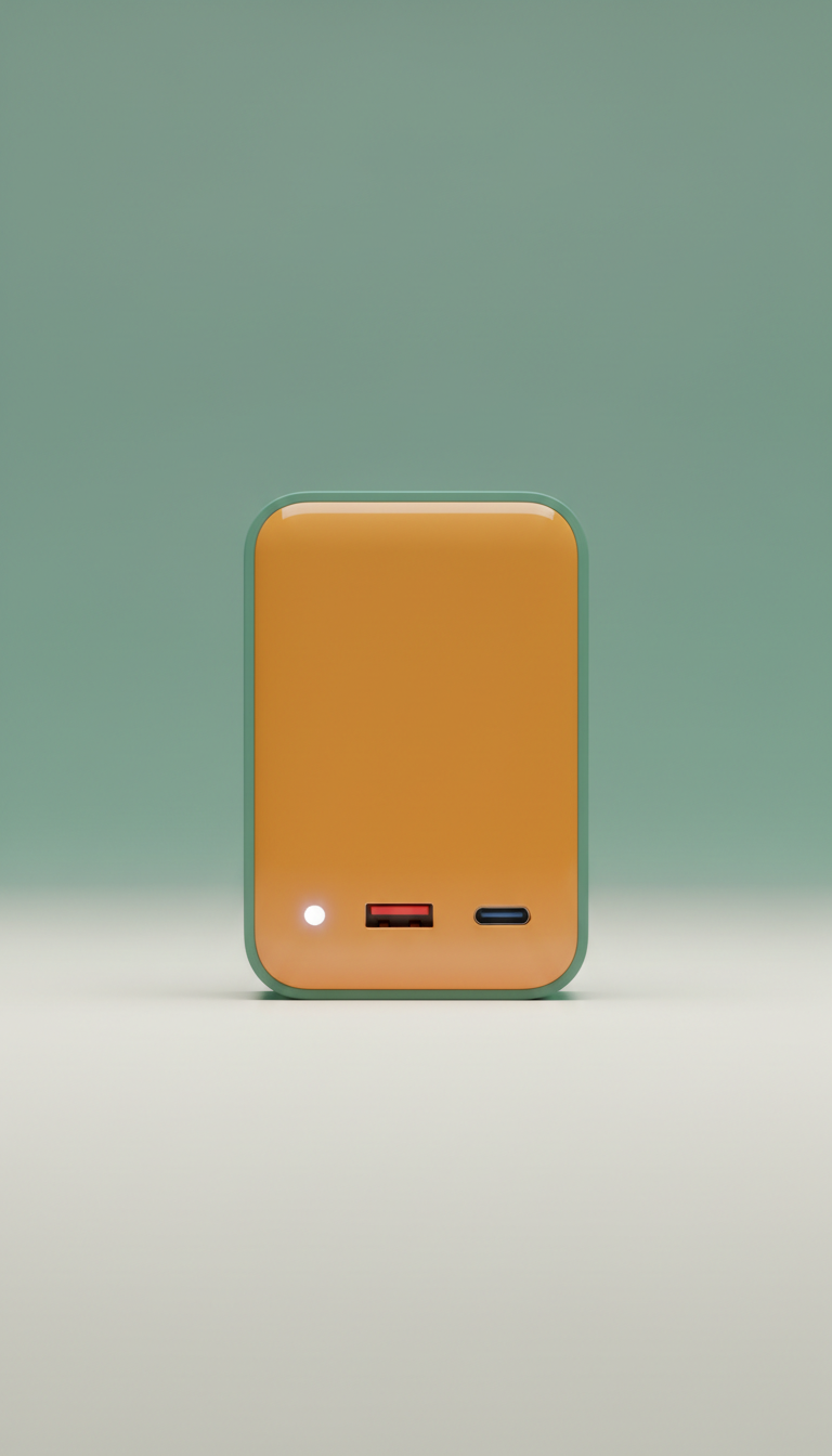 Portable Electronics Charger With Dual USB